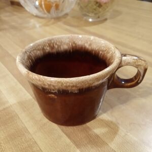 Vintage Brown Ceramic Mug